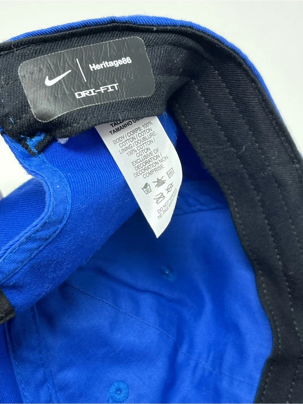Nike Heritage86 USMNT STATES Adjustable Hat Game Royal Blue USA Soccer Dri-FIT